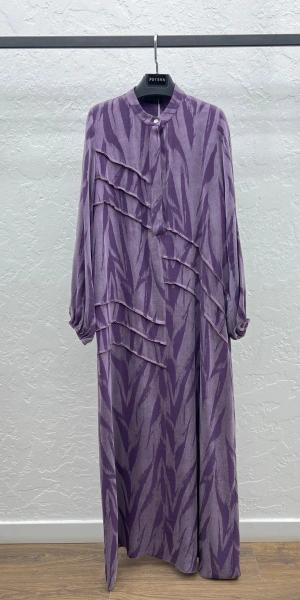 JAKAR CUPRA ELBİSE - Mor