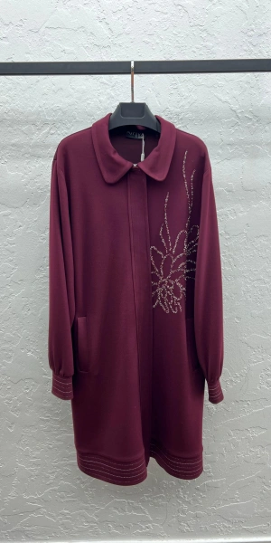 MODAL KAP ÖN & ARKA TOBA TAŞLI - Bordo