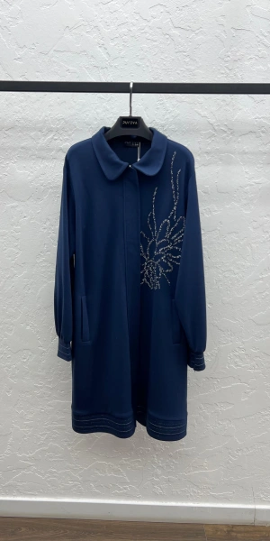 MODAL KAP ÖN & ARKA TOBA TAŞLI - Lacivert