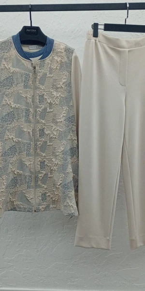 BAMBU MODAL ÜÇLÜ TAKIM - Bej