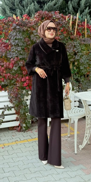 ANGORA KABAN - Kahverengi