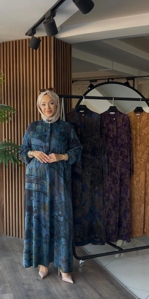 JAKAR CUPRA ELBİSE - Laci - CUPRA DİJİTAL BASKI