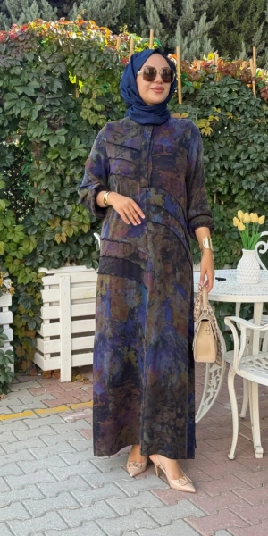 JAKAR CUPRA ELBİSE - Mor