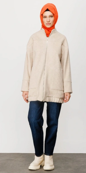 KAŞE BOMBER KABAN - Kum