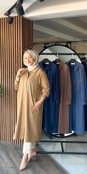 MODAL KAP ÖN & ARKA TOBA TAŞLI - Camel