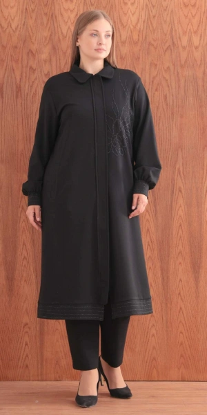 MODAL KAP ÖN & ARKA TOBA TAŞLI - Siyah