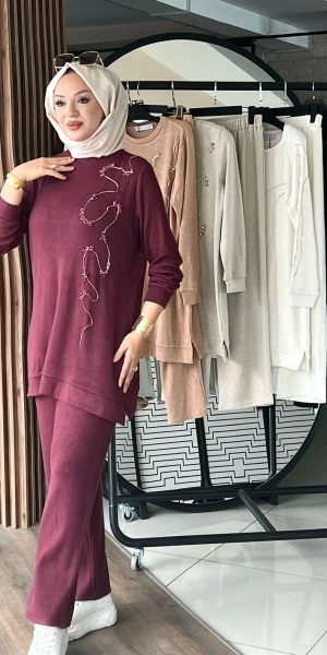 TRİKO TAKIM - Bordo