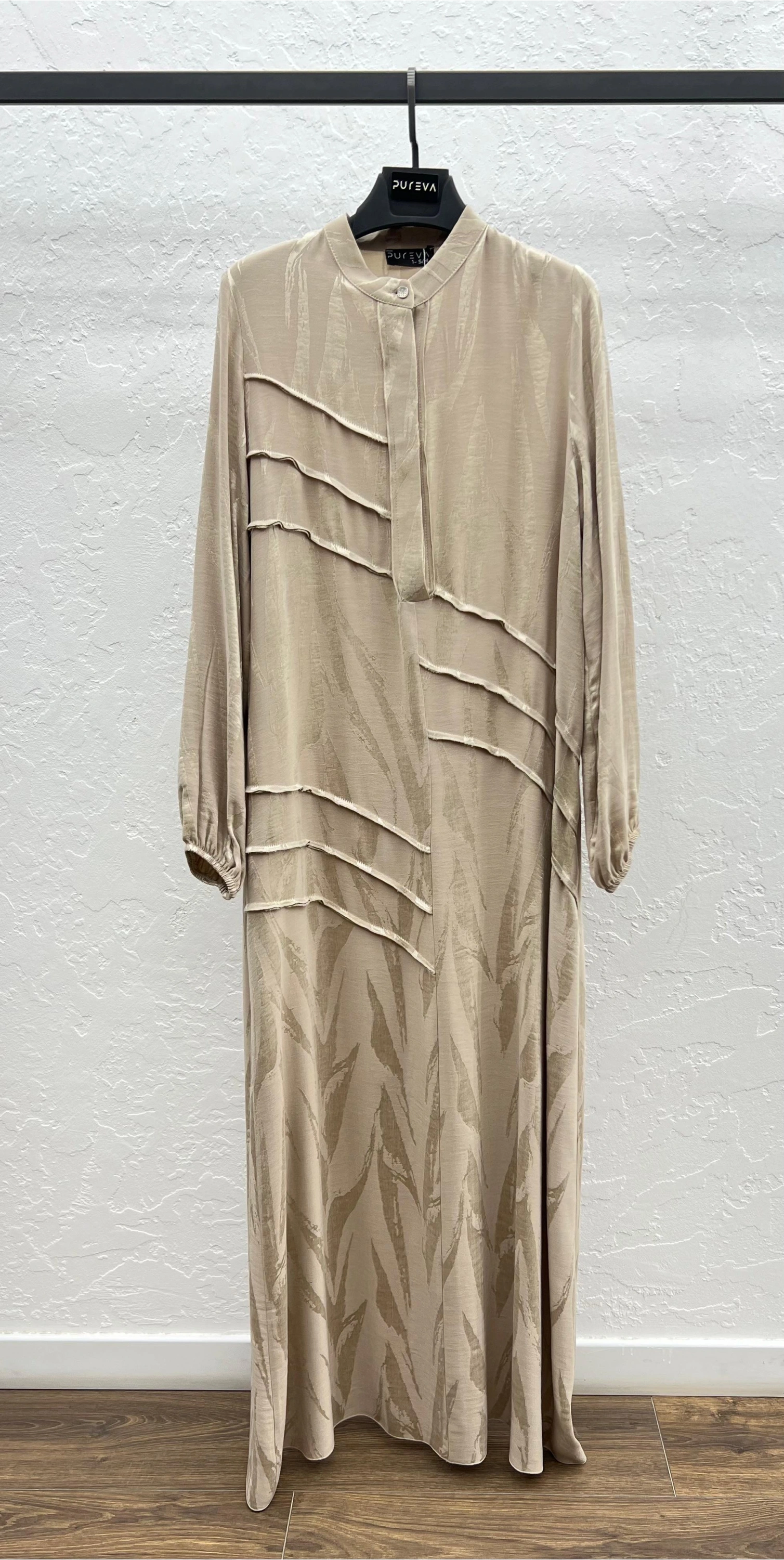 JAKAR CUPRA ELBİSE - Bej