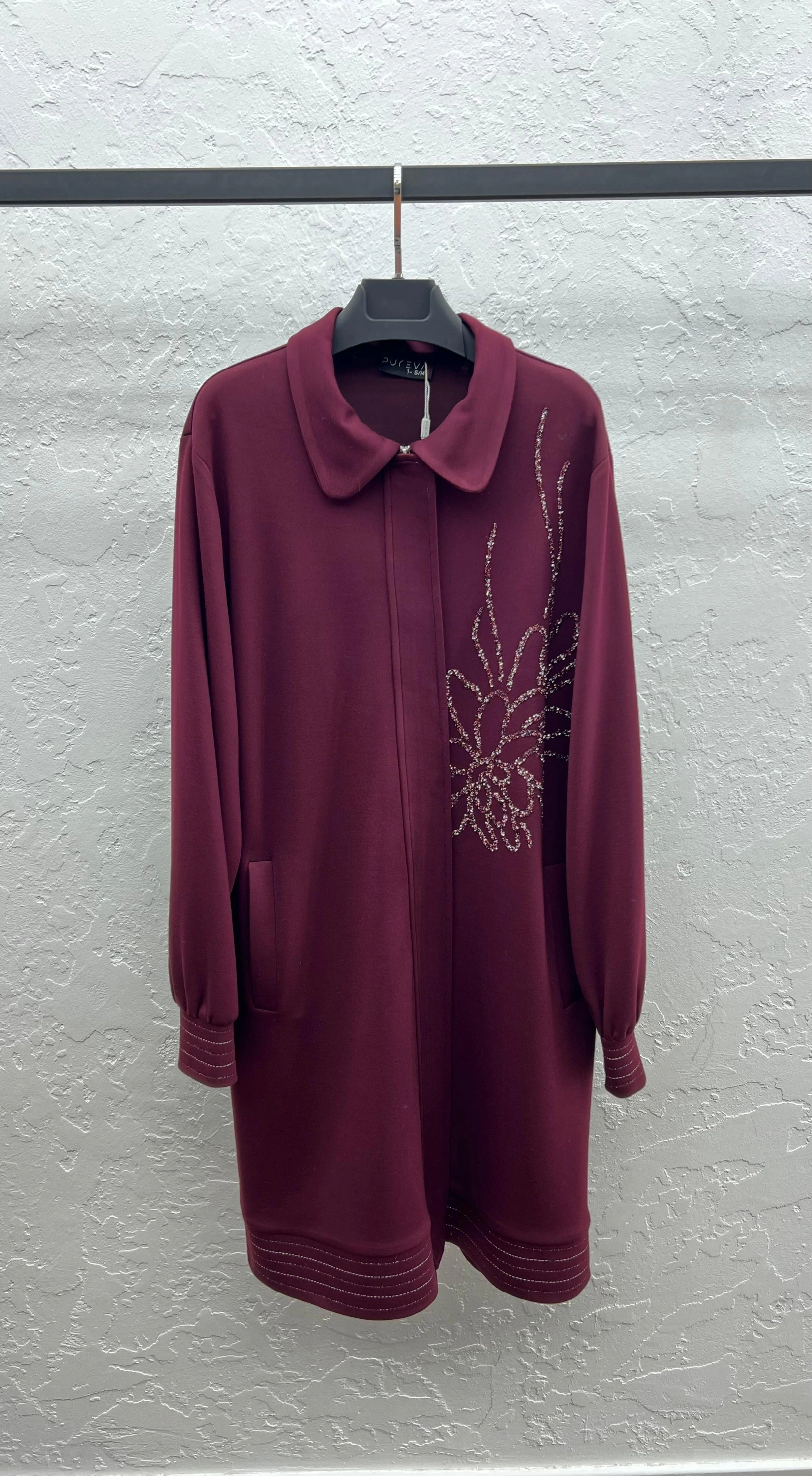 MODAL KAP ÖN & ARKA TOBA TAŞLI - Bordo