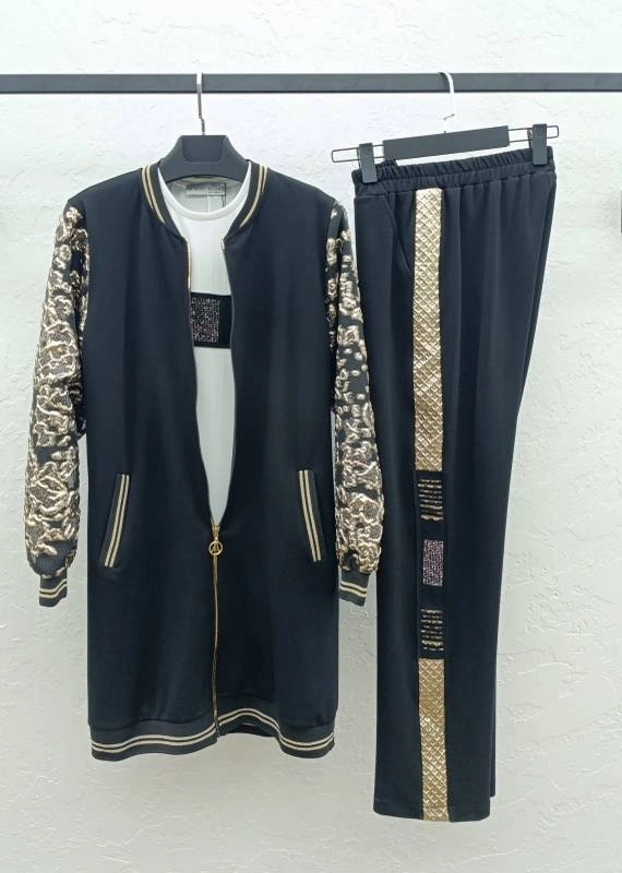 BAMBU MODAL ÜÇLÜ TAKIM - Siyah