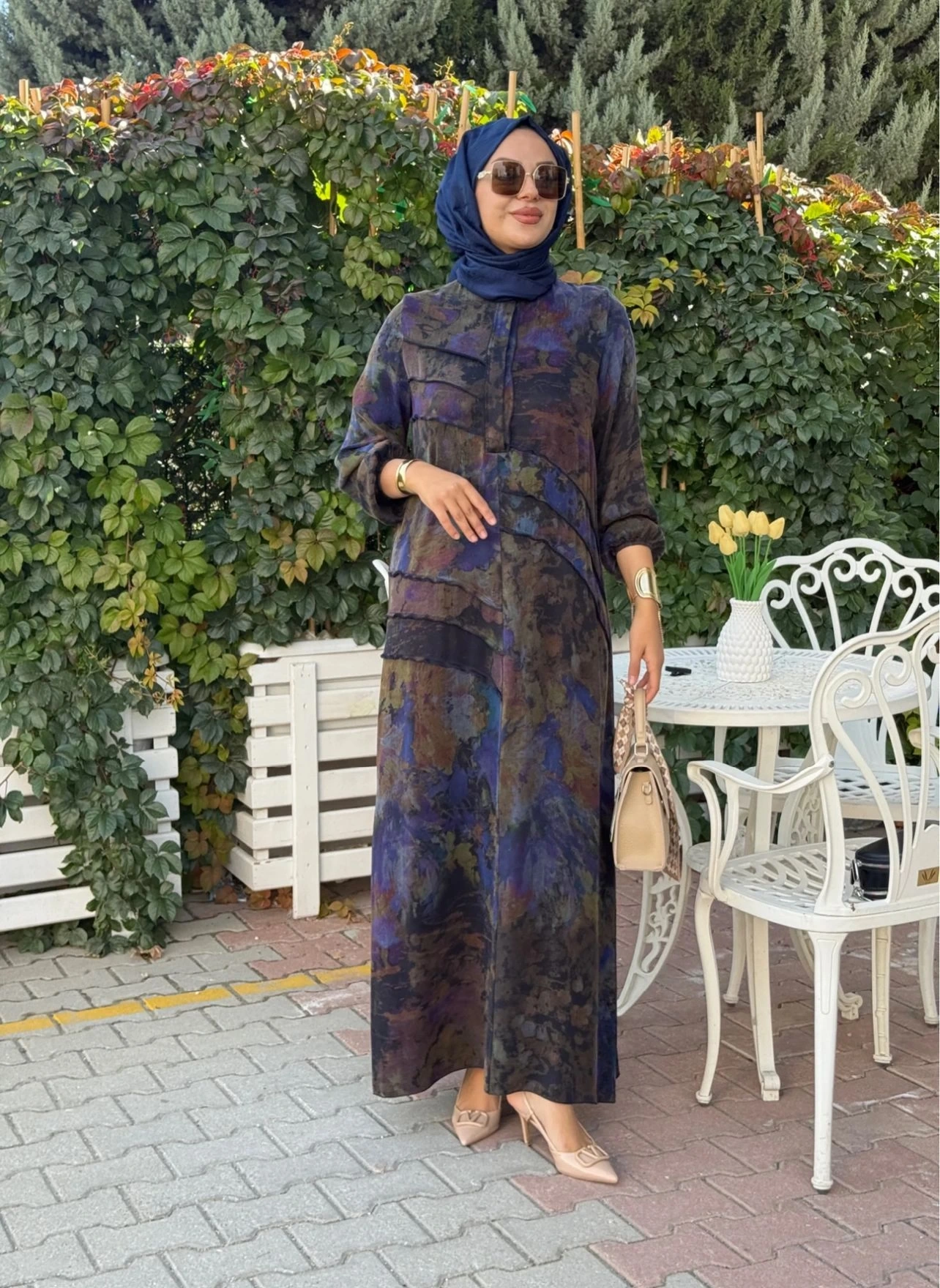 JAKAR CUPRA ELBİSE - Mor