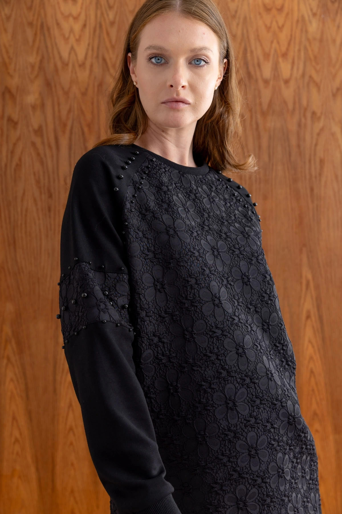 MODAL JAKAR TUNİK PANTOLON TAKIM - Siyah