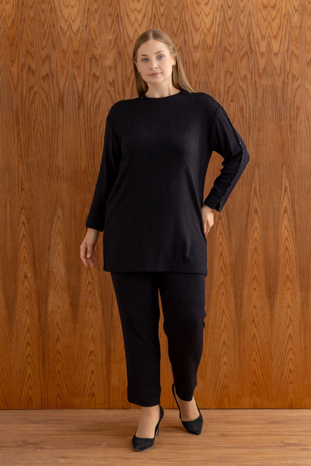 TRİKO TAKIM - Siyah