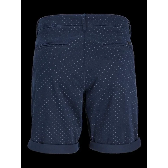 12261618 Puantiye Desenli Büyük Beden Kumaş Short