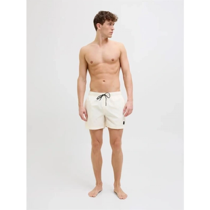 12272776 Hızlı Kuruyan Çift Cepli Erkek Deniz Short Krem