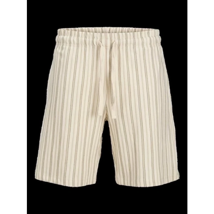 12275412 Beli Lastikli Keten Erkek Short Yeşil