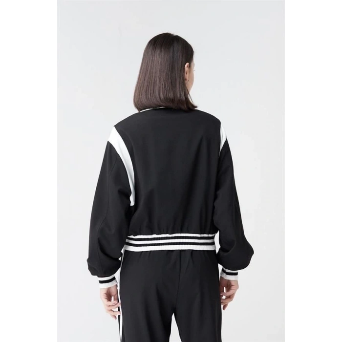 24K51308  Renk Detaylı Spor Ceket