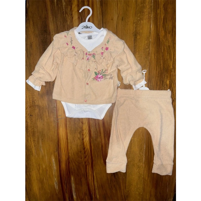 3-12 Aylık Üçlü Takım Bej