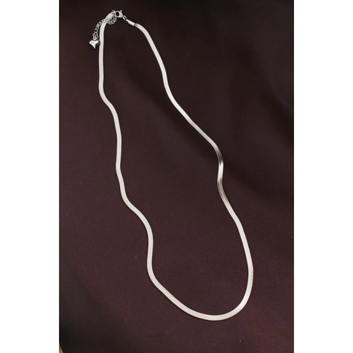 316L Çelik Gümüş Renk 60 cm İtalyan Zincir Kolye