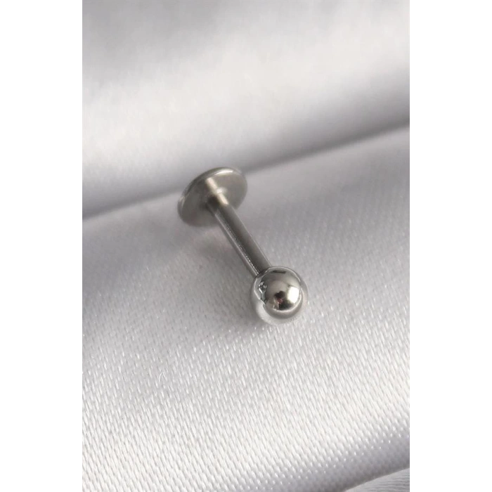 316L Çelik Gümüş Renk Topçuk Piercing