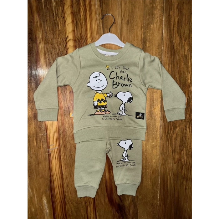 6-24 Aylık Charlie Baskılı Takım Yeşil