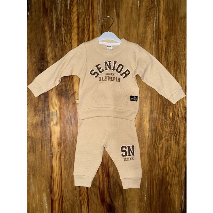 6-24 Aylık Kanguru Cep Senıor Takım Sütlükahve