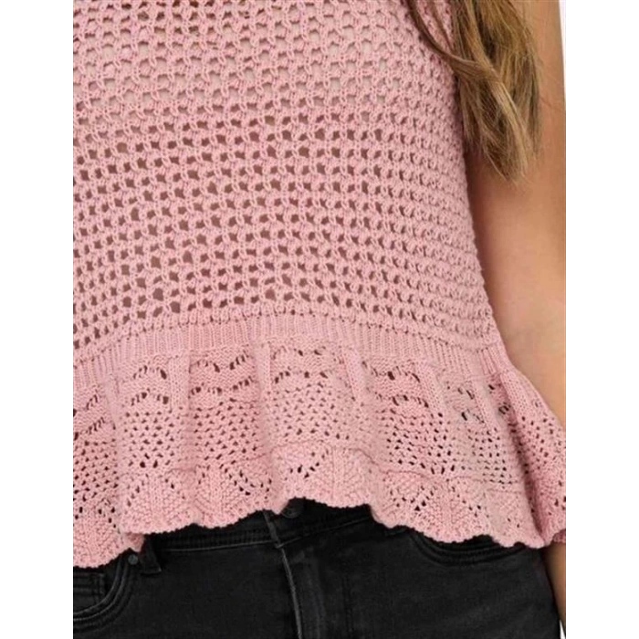 Askılı Ajur Örme Triko