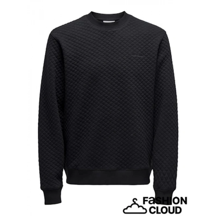 Baklava Desen 2 İplik Erkek Sweat