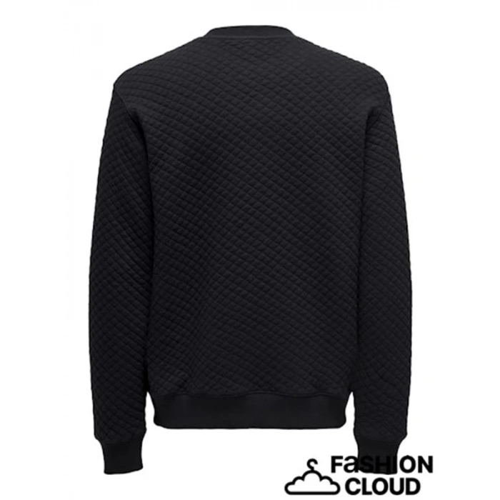 Baklava Desen 2 İplik Erkek Sweat