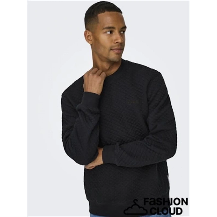 Baklava Desen 2 İplik Erkek Sweat