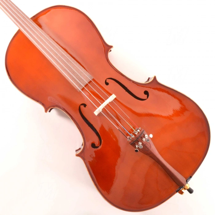 Çello (Viyolonsel) Dominguez 4/4 Gül Aksamlı Parlak DCR44CRP1