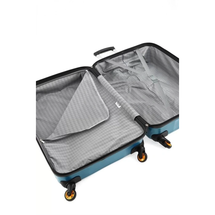 Çift Teker Slikon Kırılmaz Valiz