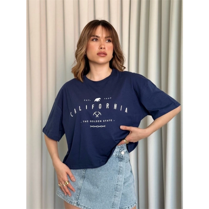 Clfrn Baskılı Kadın T-Shirt