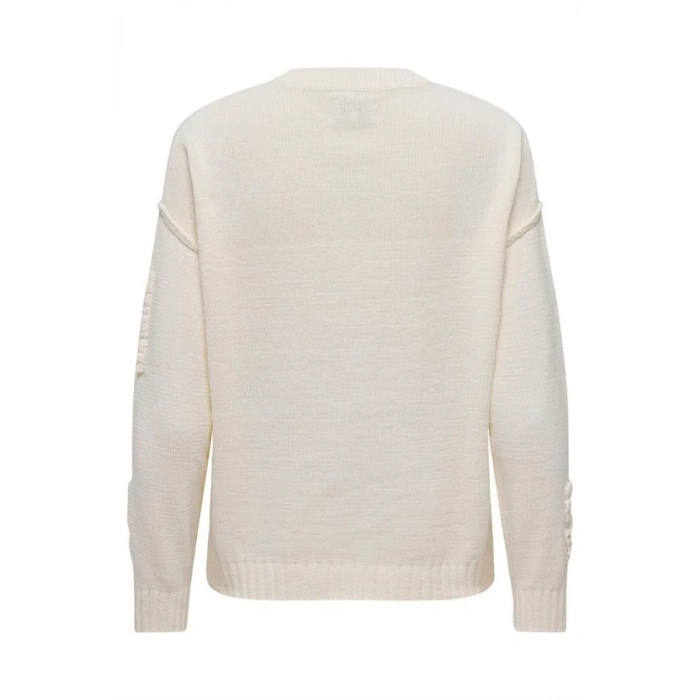 Harf Örgülü Örme Kazak