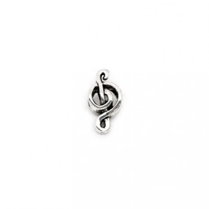 Hediyelik Nota Kolye Ucu Gümüş Kaplama NKU