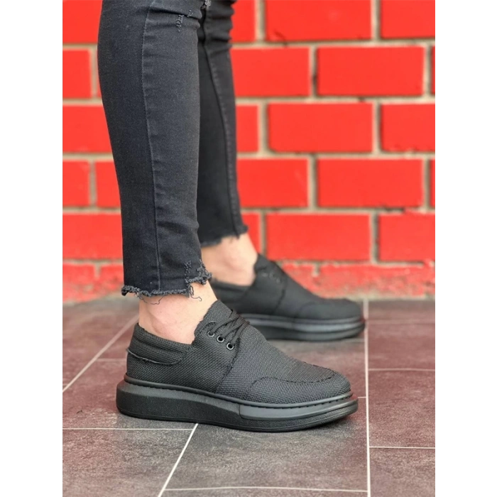 Kb-042  Kuback Bağcıklı Kömür Günlük Erkek Ayakkabı