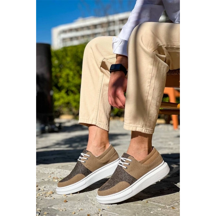 Kb-042  Kuback  Bağcıklı Taba Günlük Erkek Ayakkabı