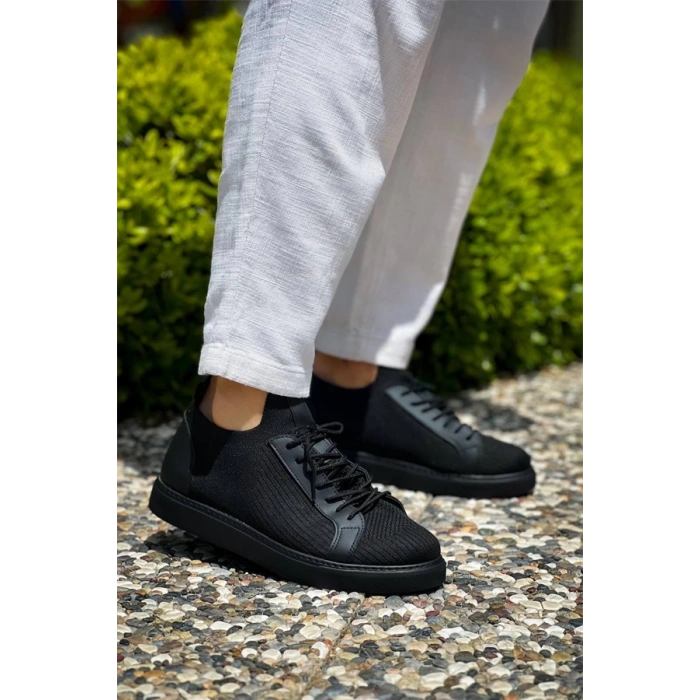 Kb-112  Kuback Siyah Siyah Tabantriko Bağcıklı  Günlük Erkek  Ayakkabı