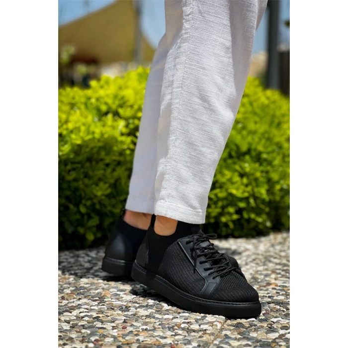 Kb-112  Kuback Siyah Siyah Tabantriko Bağcıklı  Günlük Erkek  Ayakkabı