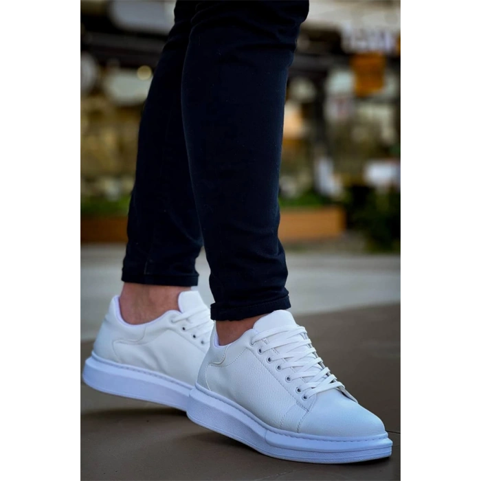 Kb-X500  Kuback Bağcıklı Beyaz  Günlük Erkek Ayakkabı