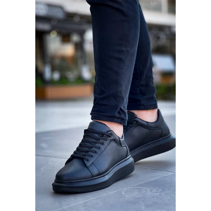 Kb-X500  Kuback Bağcıklı Kömür  Günlük Erkek Ayakkabı