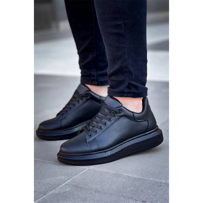 Kb-X500  Kuback Bağcıklı Kömür  Günlük Erkek Ayakkabı