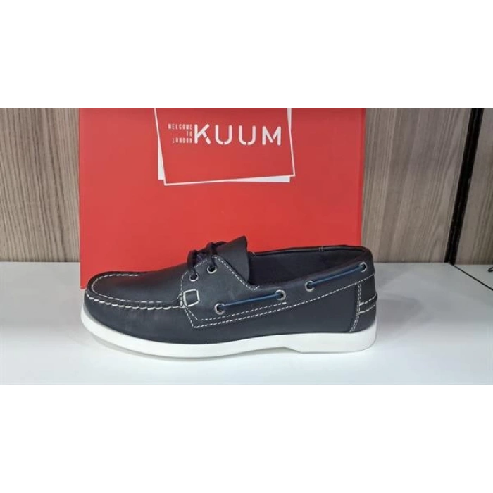 Ki Deri Günlük Giyilebilir Marine Erkek Ayakkabısı