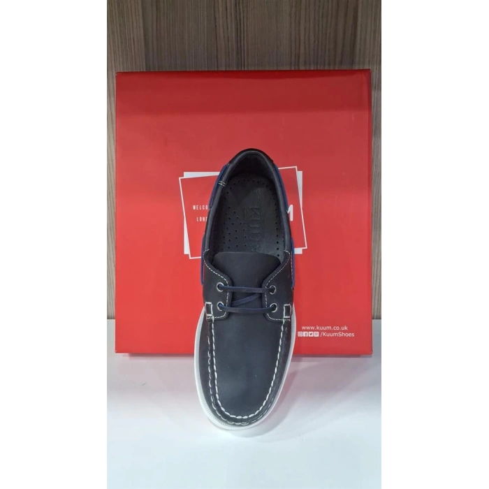 Ki Deri Günlük Giyilebilir Marine Erkek Ayakkabısı