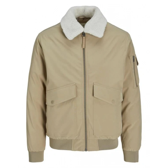 Kürklü Fonksiyonel Bomber Erkek Mont