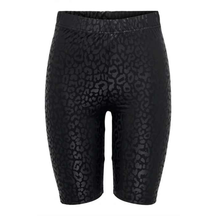 Leopar Desen Yarım Tayt