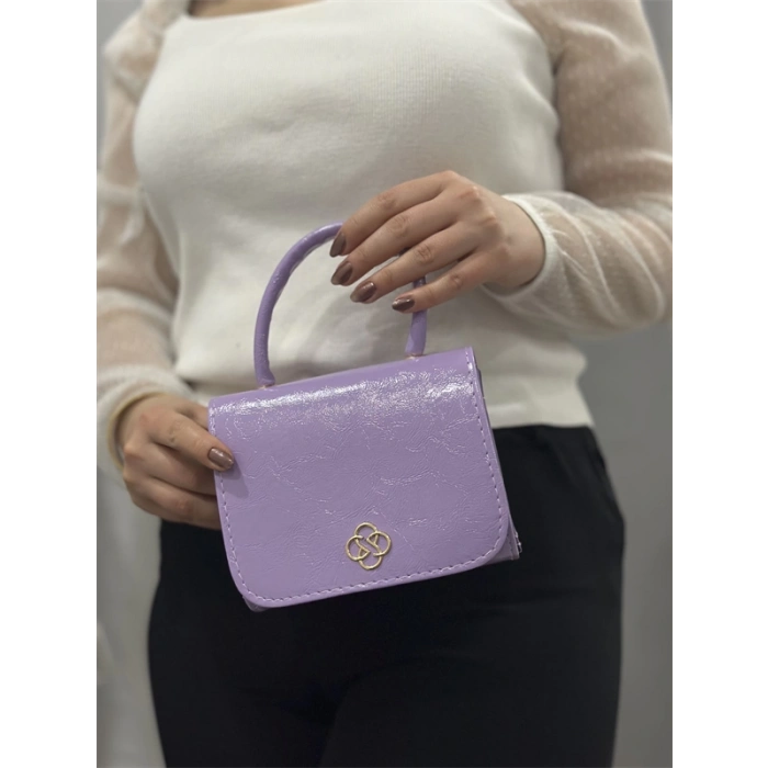 Lila cilt krash çanta