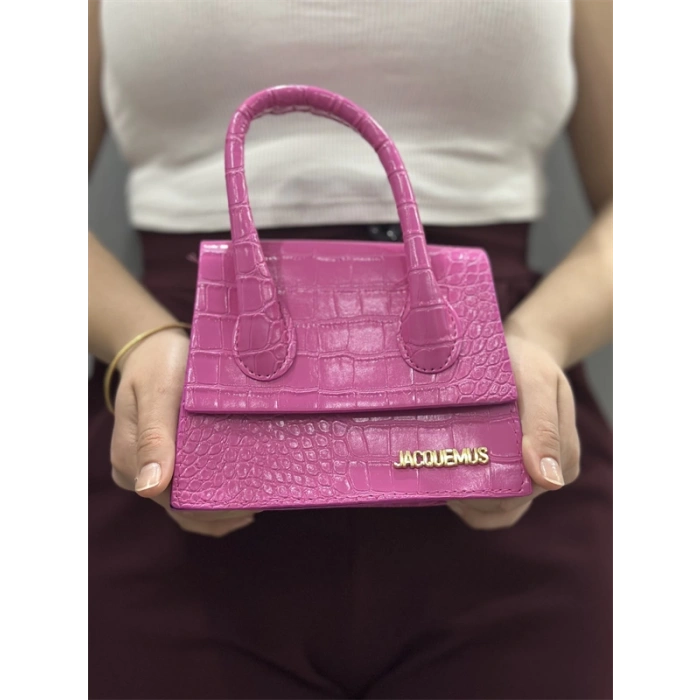 Luxe pembe cilt çanta