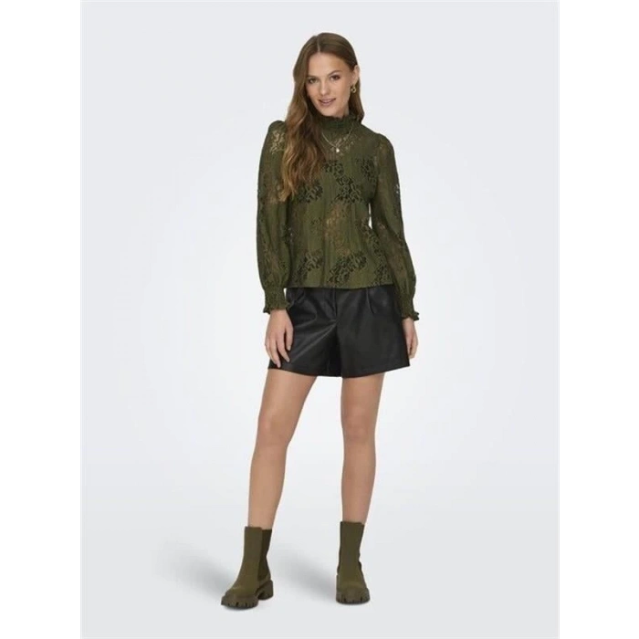 Mom Deri Kadın Şort