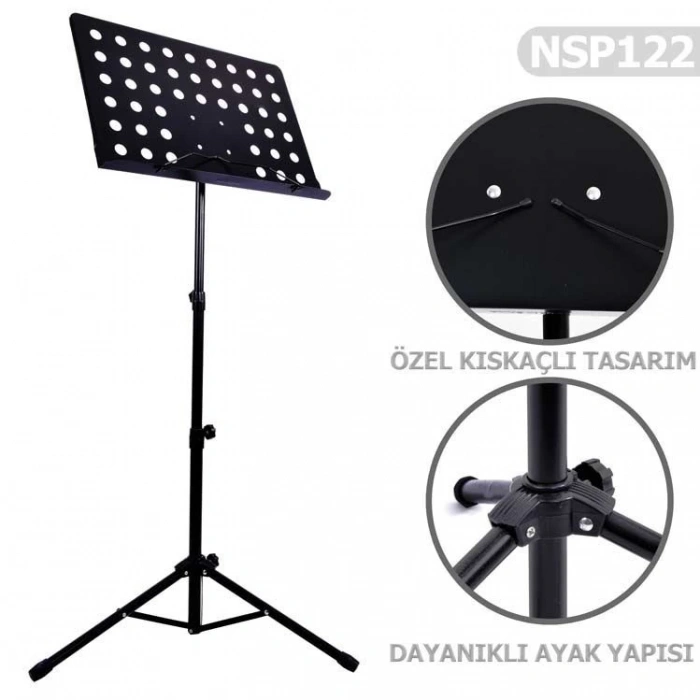 Nota Sehpası Profesyonel Metal (NSP122)